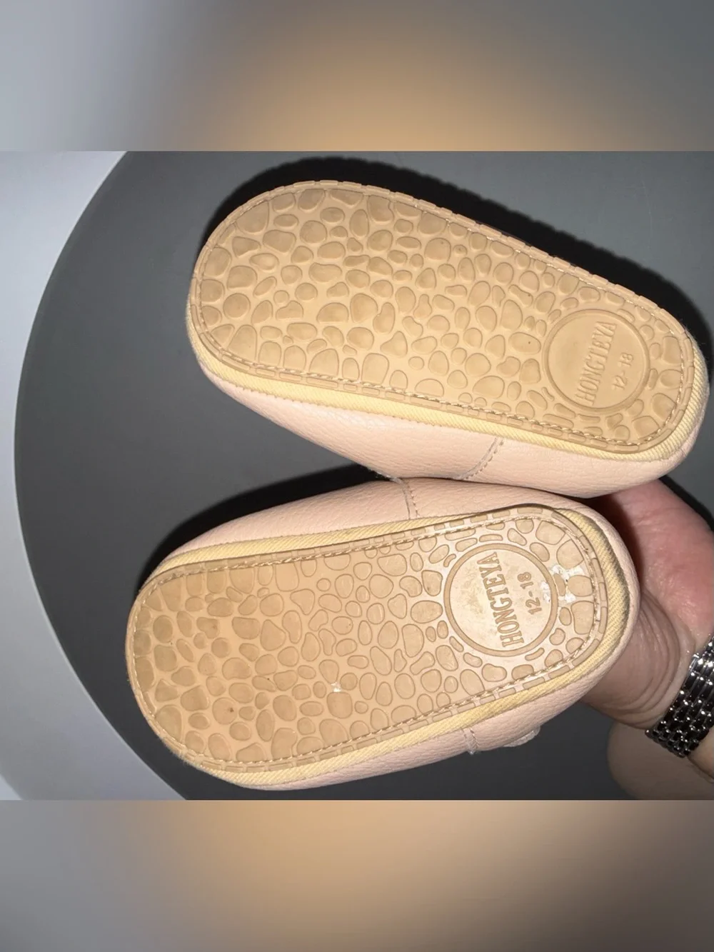 Leather Mary Jane Baby Velcro Shoes